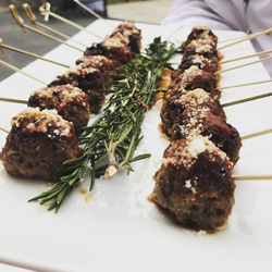 Oven Roasted Italian Meatballs Appetizer